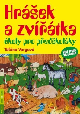 Hrášek zvířátka úkoly pro předškoláky