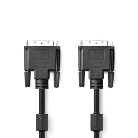 Nedis DVI-D kabel 24+1 M-M 3m černý / DVI kabel / 2560x1600 / poniklovaný / PVC (CCGP32001BK30)