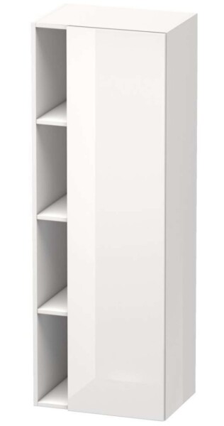 DURAVIT - DuraStyle Skříňka vysoká 140x50x36 cm, pravá, lesklá bílá DS1239R2222