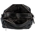 Trendy dámská koženková malá crossbody Gloria, černá