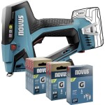 Einhell TE-CN 18 Li Power X-Change + 2,5 Ah-Kit 4257791 akumulátorová hřebíkovačka Délka svorek 10 - 22 mm akumulátor, v