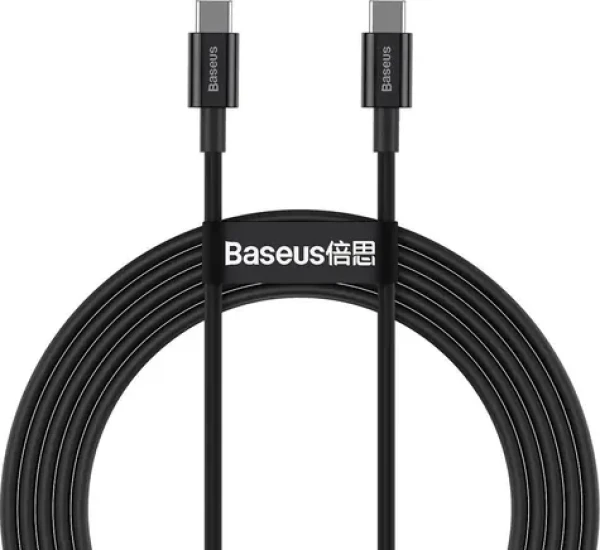 Baseus CATYS-C01 Kabel USB-C (M) - USB-C (M) 2 m černá / 100W (CATYS-C01)