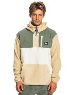 Quiksilver OCEAN VIEW MIX UP PALE KHAKI pánská mikina XXL