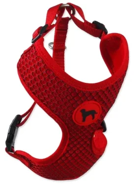 Active Dog Mellow L červená / Postroj pro psy / Nylon / Obvod hrudníku 45-65 cm / Pro střední a velké psy (0904-92263)