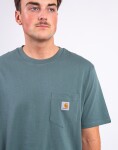 Tričko Carhartt WIP S/S Pocket T-Shirt Silver Pine