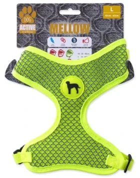 Active Dog Mellow L limetková / Postroj pro psy / Nylon / Obvod hrudníku 45-65 cm / Pro střední a velké psy (0904-92264)