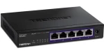 TRENDnet Switch 8x 2,5G kovový / Switch / Unmanaged / 40 Gbit/s / bez ventilátoru (TEG-S380)