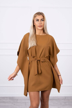 Šaty batwings Oversize camel UNI