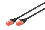Digitus Cat6 U/UTP černý / Patch kabel / RJ45-RJ45 / 5 m / AWG 26 (DK-1612-050/BL)