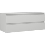 MEXEN/S - Orio koupelnová skříňka pod umyvadlo 120 cm s deskou, 2 zásuvky, šedá mat 91A10-12047-2-BFFC62