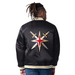 Starter Pánská Oboustranná Bunda Vegas Golden Knights The CLOSER Reversible Varsity Satin Jacket Velikost: