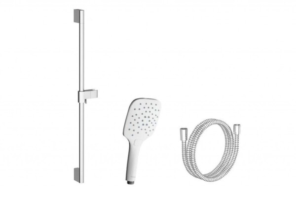 RAVAK - Sprchy Sada sprchové hlavice Air 921.00, tyče a hadice, 3 proudy, chrom X07S002