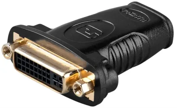 Goobay 68690 černá / Adaptér / HDMI na DVI-I / pozlacené konektory (68690)