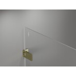MEXEN/S - Lunar-B sprchový kout dveře křídlové levá 75 x 70 cm, transparent, zlato 832-075-070-50-00-L