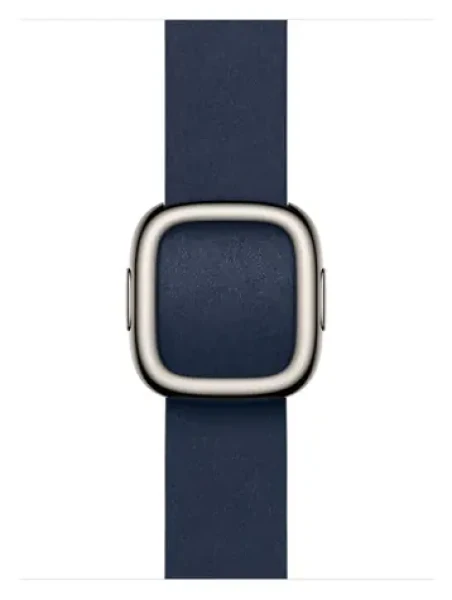 Apple Watch Modern Buckle 42 mm Deep Blue Small / Řemínek s moderní přezkou / FineWoven / 135–150 mm (MXW03ZM/A)