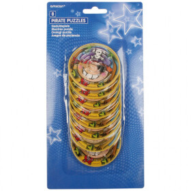 Piráti hlavolam s kuličkou 8 ks Amscan Piráti hlavolam s kuličkou 8 ks Amscan