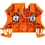 Weidmüller 1878530000 zkušební oddělovací řadová svorka šroubovací oranžová 100 ks