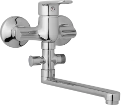 JB Sanitary Nástěnná umyvadlová a sprchová baterie FINERY, rozteč 100 mm, bez příslušenství, ramínko 300 mm F10 31 10