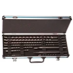 Makita D-42385 Sada vrtáků a sekáčů SDS-Plus v hliníkovém kufru / 10ks (D-42385)