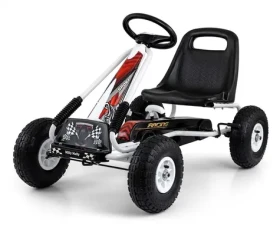 Šlapací motokára Thor bílá