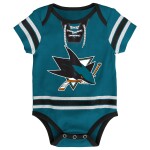 Outerstuff Dětské body San Jose Sharks NHL Hockey Pro Creeper – Blank Velikost: 3 – 6 měsíců