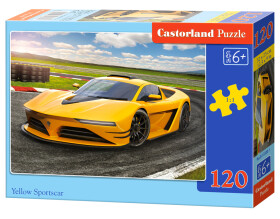 Puzzle Castorland 120 dílků - Žlutý sporťák