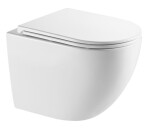 HOPA - Závěsné WC ARCO RIMLESS se sedátkem Soft-close OLKLT046E