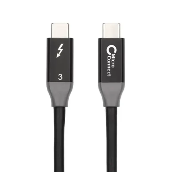 MicroConnect kabel Thunderbolt 3 1m černá / 20Gbits/s (TB3010)