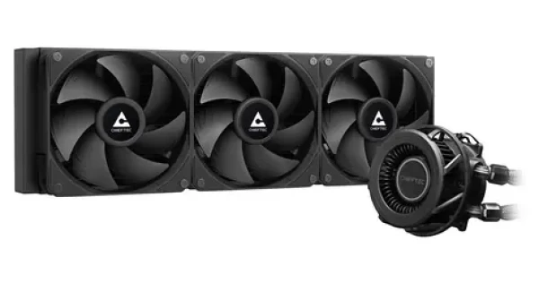 Chieftec CLC-360-VRM-BLK černá / Vodní chlazení CPU / 360 mm / 3x 120 mm / VRM ventilátor / AMD + Intel (CLC-360-VRM-BLK)