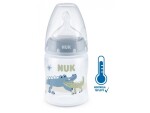 NUK FC Plus láhev s kontrolou teploty s květinami 150ml červená (NU10743891-BR)