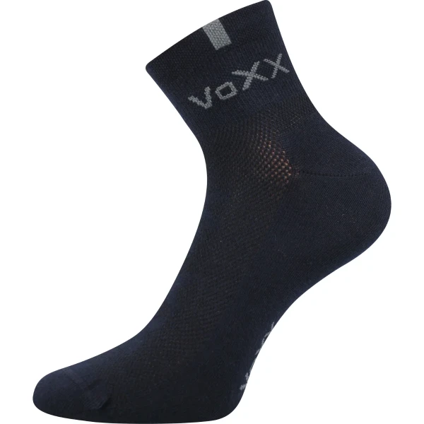 VOXX Ponožky sportovní bavlněné FREDY tmavě modré (3 páry) 35-38 110258