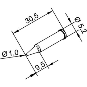 Weller RTP 020 G MS pájecí hrot uložení pájecího hrotu, gull wings Velikost hrotů 2 mm Délka hrotů 15.9 mm Obsah 1 ks