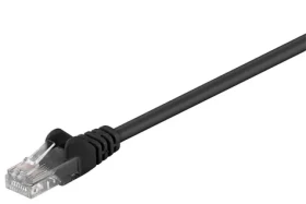 MicroConnect CAT5e U/UTP 1,5 m černá / Síťový kabel / RJ-45 / PVC (B-UTP5015S)