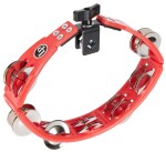 Latin Percussion Cyclops Tambourine Red w Mount