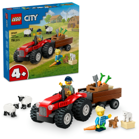 LEGO LEGO® City 60461 Červený traktor s přívěsem a ovcemi
