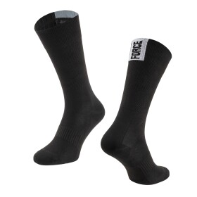 Ponožky FORCE SECTOR, černé, velikost L/XL (barva černá)