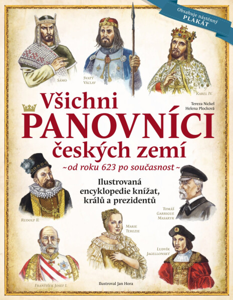 Všichni panovníci českých zemí - nové vydání r.2025 + plakát - Tereza Nickel