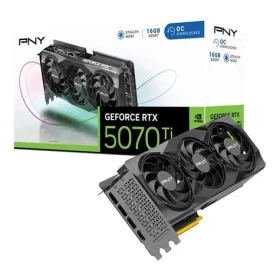 PNY GeForce RTX 5070 Ti OC / Grafická karta / 16 GB GDDR7 / 256-bit / 1x HDMI + 3x DP / 750W (16) (VCG5070T16TFXPB1-O)