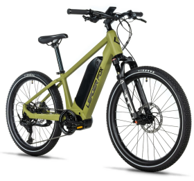 Horské (MTB) elektrokolo LEADER FOX WEENY 24", model 2026-3, baterie 17,4Ah/626Wh, army
