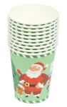 Kelímek - papírový vánoční Jingle Bunch, 250ml, 10 ks