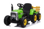 Mamido Elektrický traktor s vlečkou červený