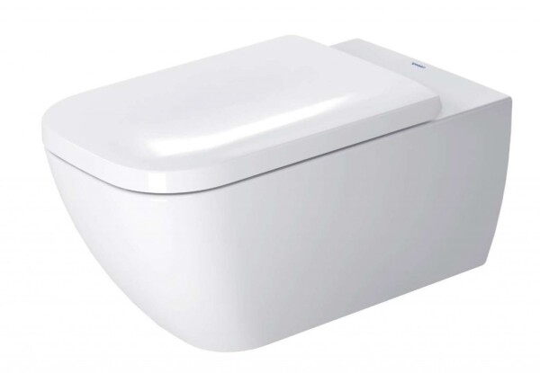 DURAVIT - Happy D.2 Závěsné WC, Rimless, s HygieneGlaze, bílá 2550092000