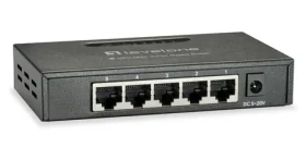 LevelOne GEU-0523 / Switch / 5x Gigabit Ethernet / Unmanaged / kovový (GEU-0523)
