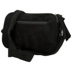 Stylová dámská koženková crossbody kabelka Ariona, černá