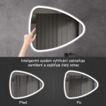 CERANO - Koupelnové LED zrcadlo Riflettore - 80x65 CER-429322