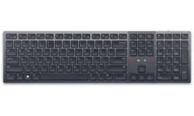 DELL KB900 DE černo-šedá / Bezdrátová klávesnice / DE / QWERTZ / USB / Bluetooth (580-BBDP)