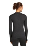 ICEBREAKER Wmns 200 MerinoFine Ace LS Mock Neck, Jet Hthr-011 (vzorek) velikost: S