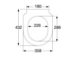 VILLEROY & BOCH - Subway 2.0 WC sedátko SlimSeat, SoftClosing, Pergamon 9M78S1R3