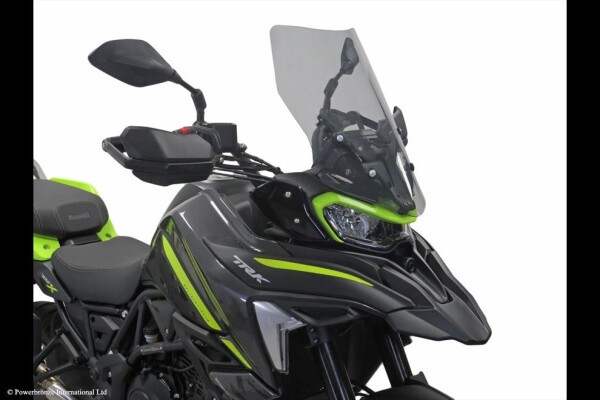 Benelli Trk 702 24-26, Trk702X 24-26 Turistické plexi Powerbronze 485mm x 340mm - ocelově modrá