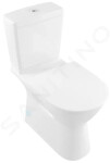 VILLEROY & BOCH - ViCare WC kombi mísa bezbariérová, Vario odpad, DirectFlush, AntiBac, CeramicPlus, alpská bílá 4620R0T2